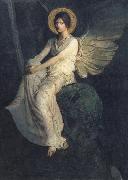 Abbott Handerson Thayer Angel Seated on a Rock china oil painting reproduction